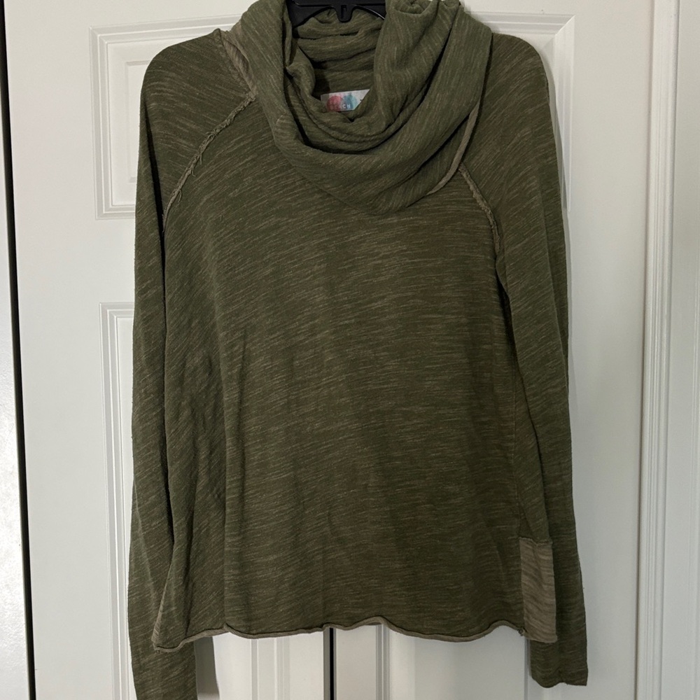 Free People Sage Cowl Neck Sweater